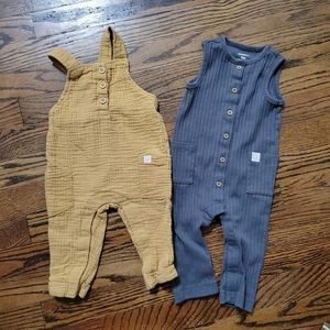 Organic Cotton Onesie and Overall by Little Planet and Carters